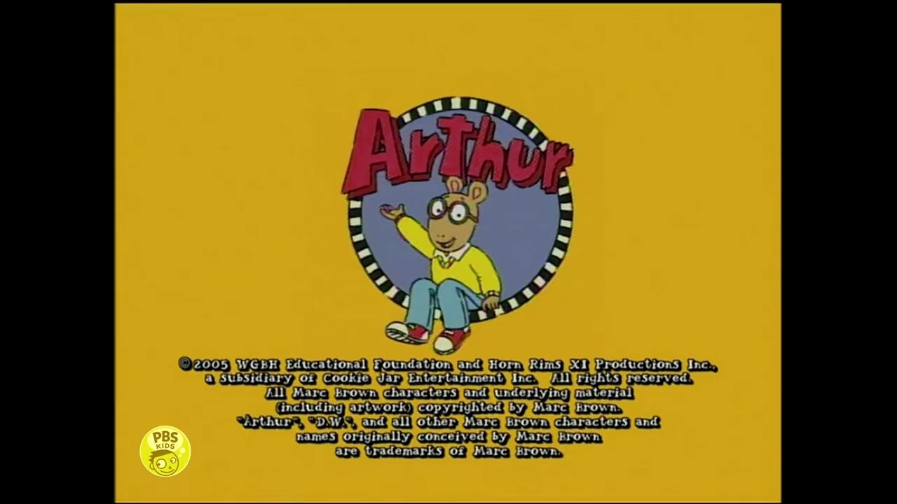 PBS Arthur Closing Credits 2005: Cookie Jar/WGBH/PBS Kids (2005/2013) 