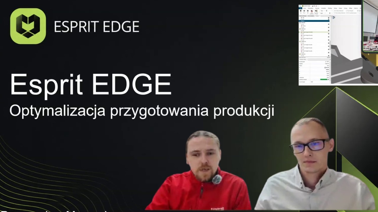 Webinar Abplanalp: Optymalizacja Przygotowania Produkcji Poprzez zastosowanie Esprit CAM