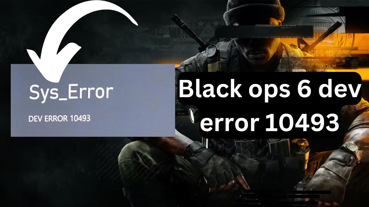 Black ops 6 dev error 10493- How to fix?