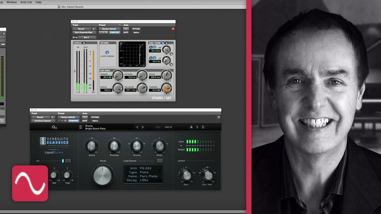 How to add gated reverb to a snare drum using VerbSuite Classics