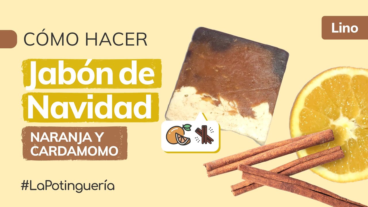 Cómo hacer Jabón Navideño de Aceite 🍊 Olor a Naranja y Canela  | Limpieza suave | Jabonarium #LP