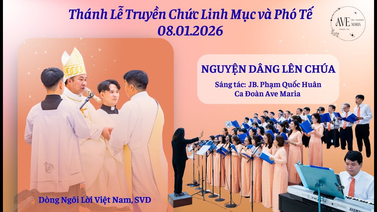 Nguyện Dâng Lên Chúa | JB. Phạm Quốc Huân | Ca Đoàn Ave Maria | Giáo Xứ Phú Trung