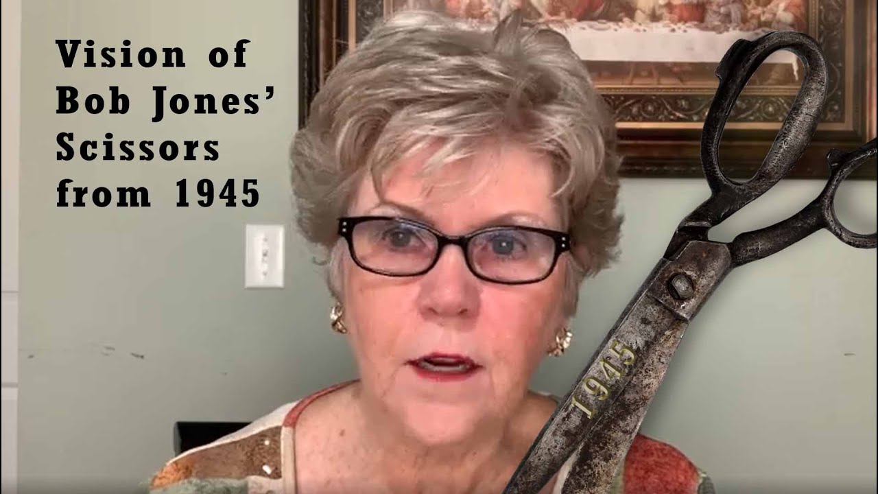 2022-02B - Prophetic Vision of Bob Jones Scissors from 1945 by Bonnie Jones