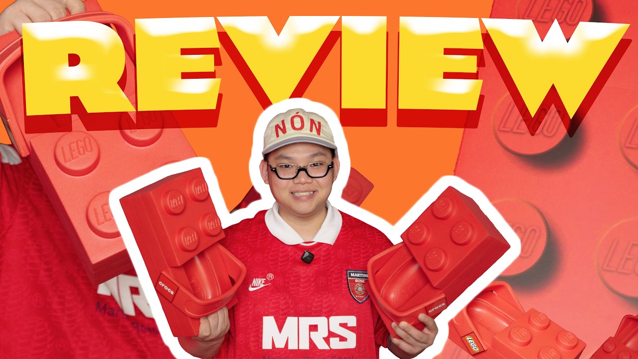 Crocs Brick Clog LEGO Bright Red 🔥 On Feet Review | Độc Lạ Hay Chỉ Là Trend? | Tin Tang