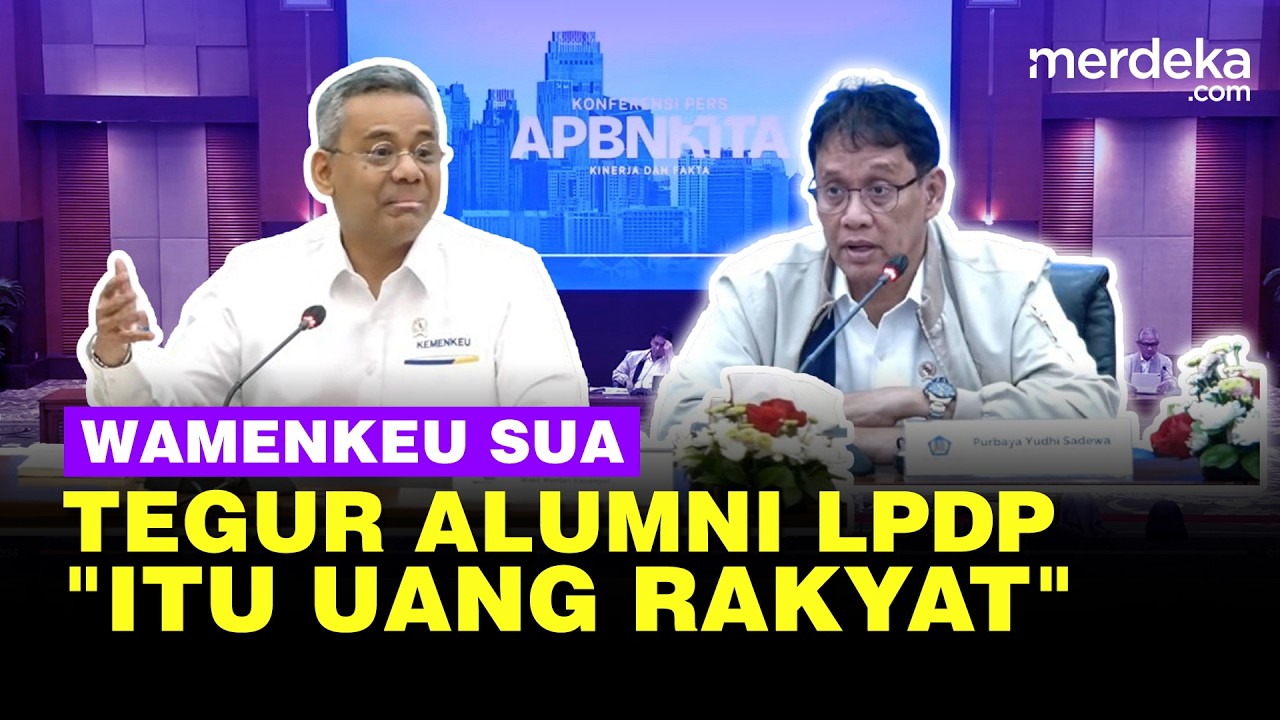 Teguran Wamenkeu Suahasil Ingatkan Alumni LPDP: Itu Uang Rakyat dari Pajak!