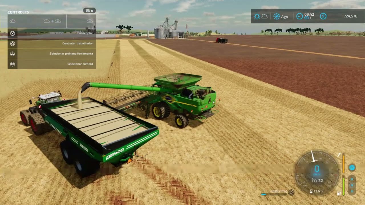 Farming Simulator 22_não consegui comprar a n colheitadeira nova para a fazenda