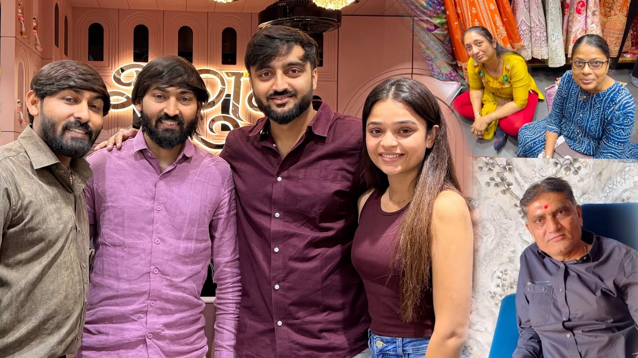 Deep Diravi ના Marriage માટે સાડી લેવા ગયા😍 લગ્નની તૈયારીઓ | Deep Padmani Vlogs