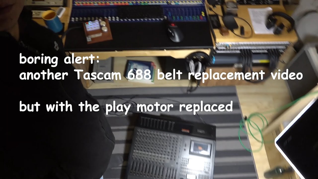 I got an old TASCAM 688 and repair it myself