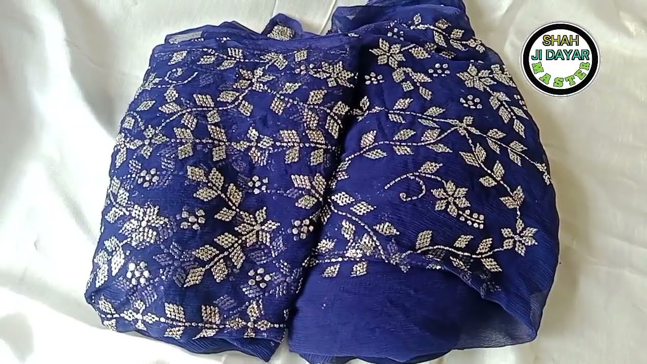 Mukesh suit blue colour beautiful design |ShahJi dayar master