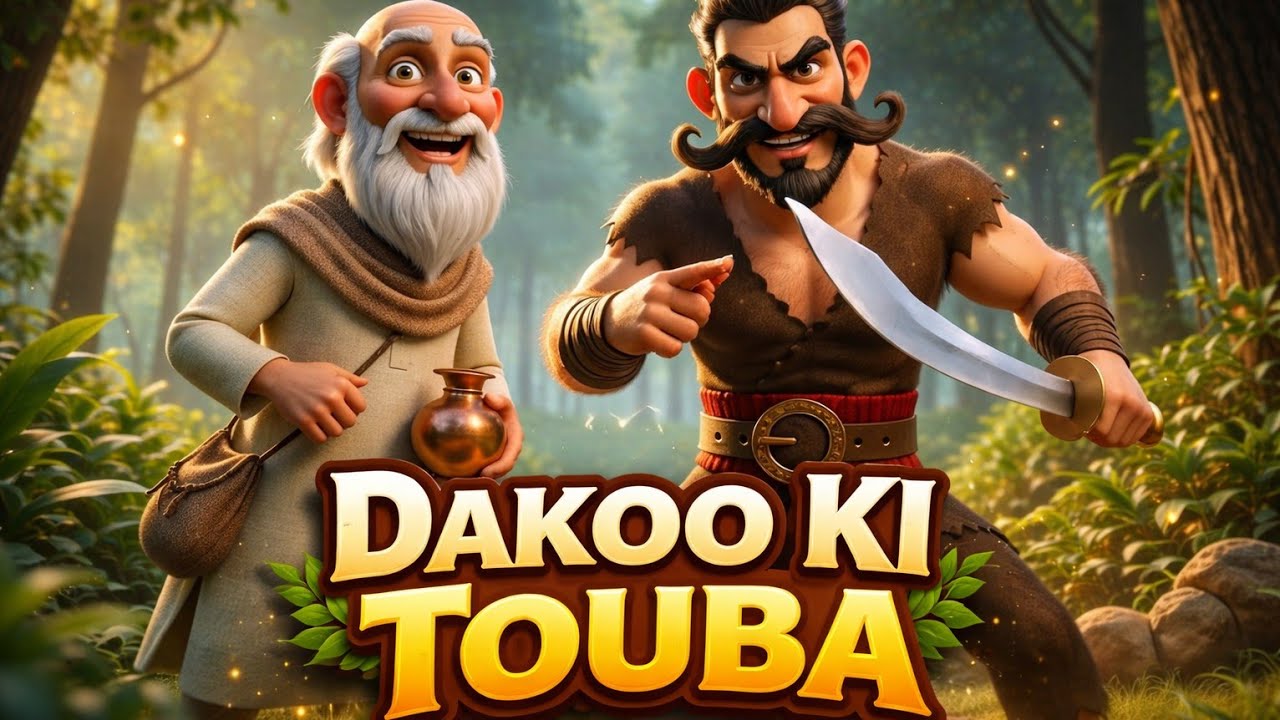 Dakoo ki Tauba | 3D Animated Moral Story | Moral Stories in Urdu/Hindi | Kidzufun 