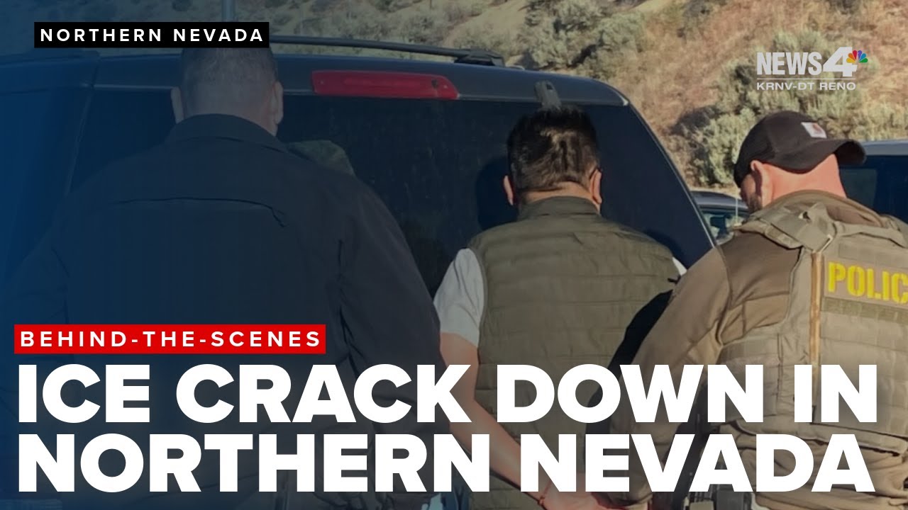 POV: ICE agents make multiple arrests in northern Nevada as News 4 sees behind the scenes