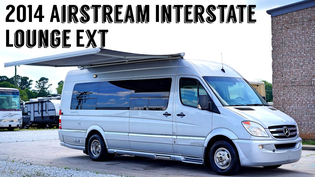 2014 Airstream Interstate Lounge EXT Mercedes Benz Sprinter Diesel B Class Motorhome - $119,900