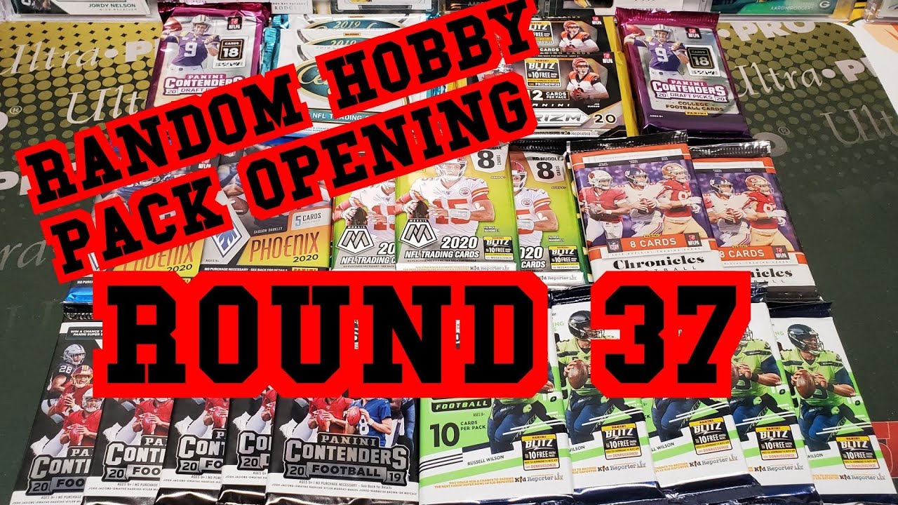 🔥 Random Football Card Hobby Pack Opening Round 37! 🔥