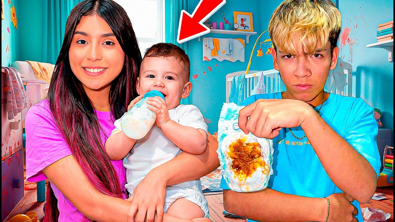 24 HORAS SIENDO PAPAS 🍼⏱️ SALE MAL