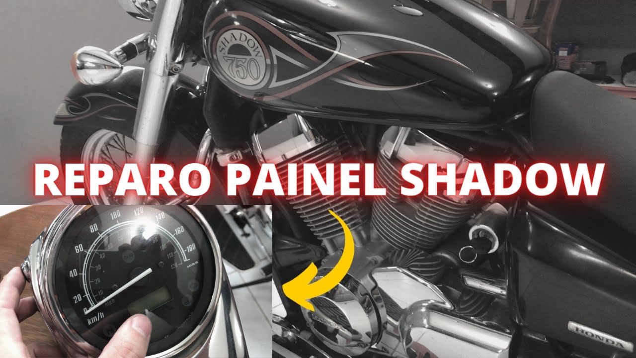 Dica de reparo painel Shadow 750 - Vlog 32
