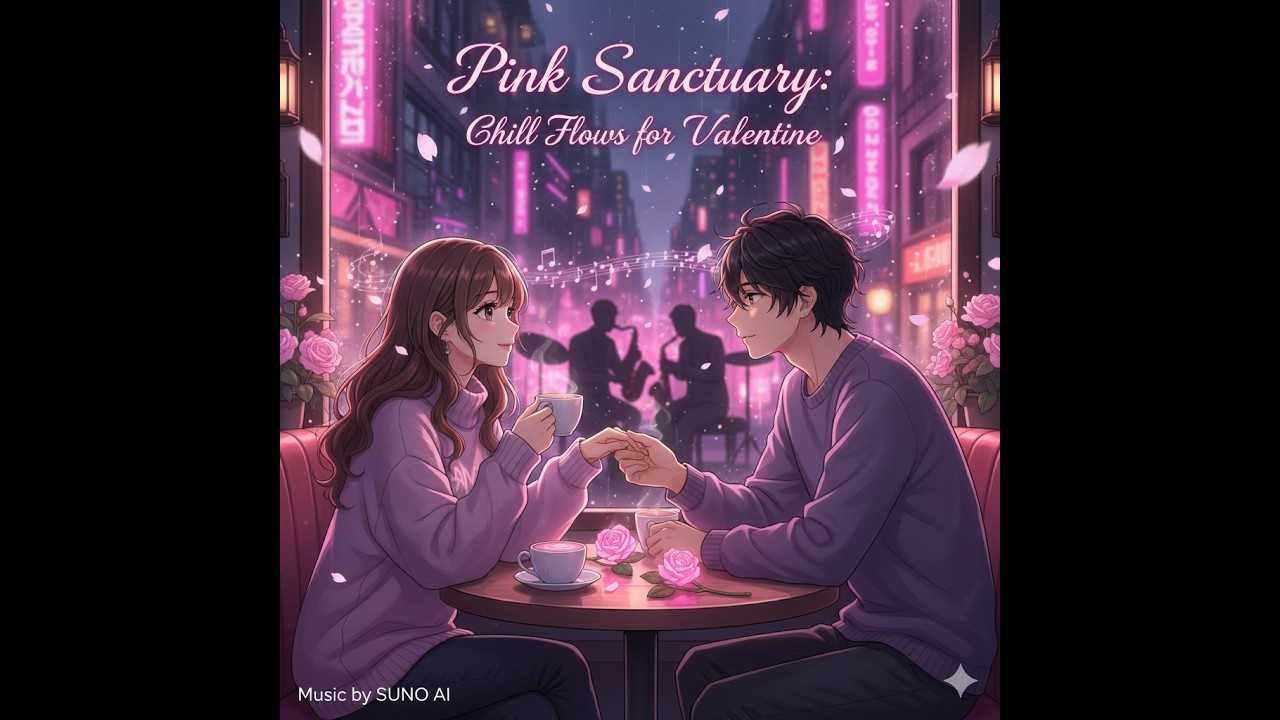 Pink Sanctuary: Chill Flows for Valentine 💖 Romantic Date Night & Sweet Lo-fi (30 Min)