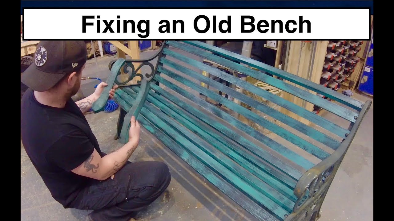 How to Restore an Old Cast Iron Bench. KSKS