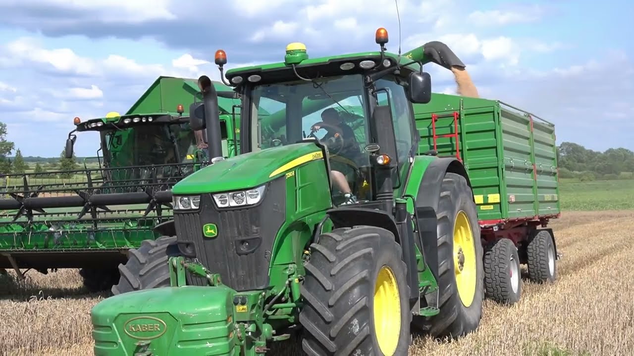 Żniwa pszenicy 2024 w Broniewie🌾[John Deere W650]