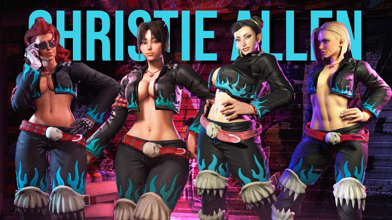 Christie Allen Takes Over Street Fighter 6 – 4 Fighters Mod Showcase