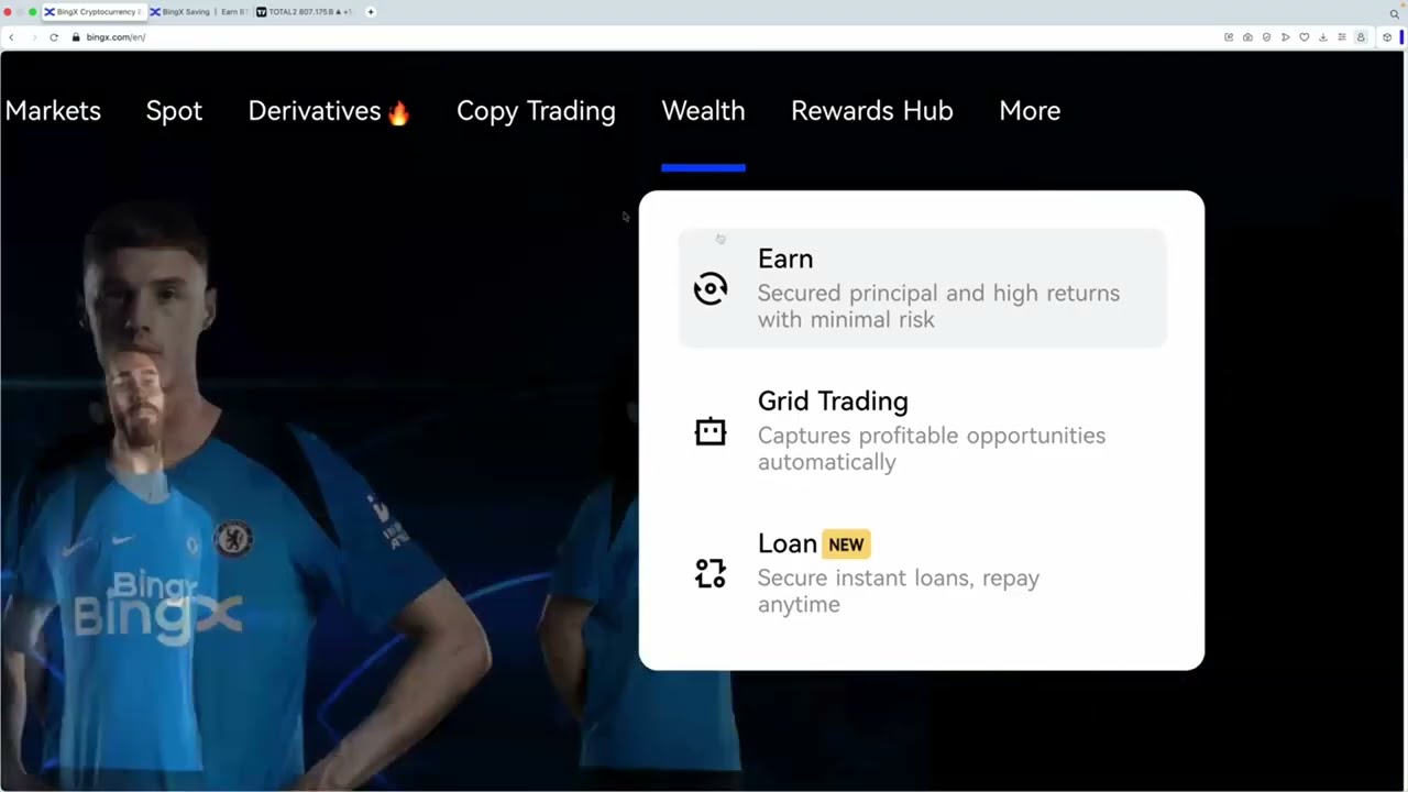 Пассивный Доход На Бирже BINGX. Стейкинг Криптовалют В Разделе Wealth Биржи BINGX