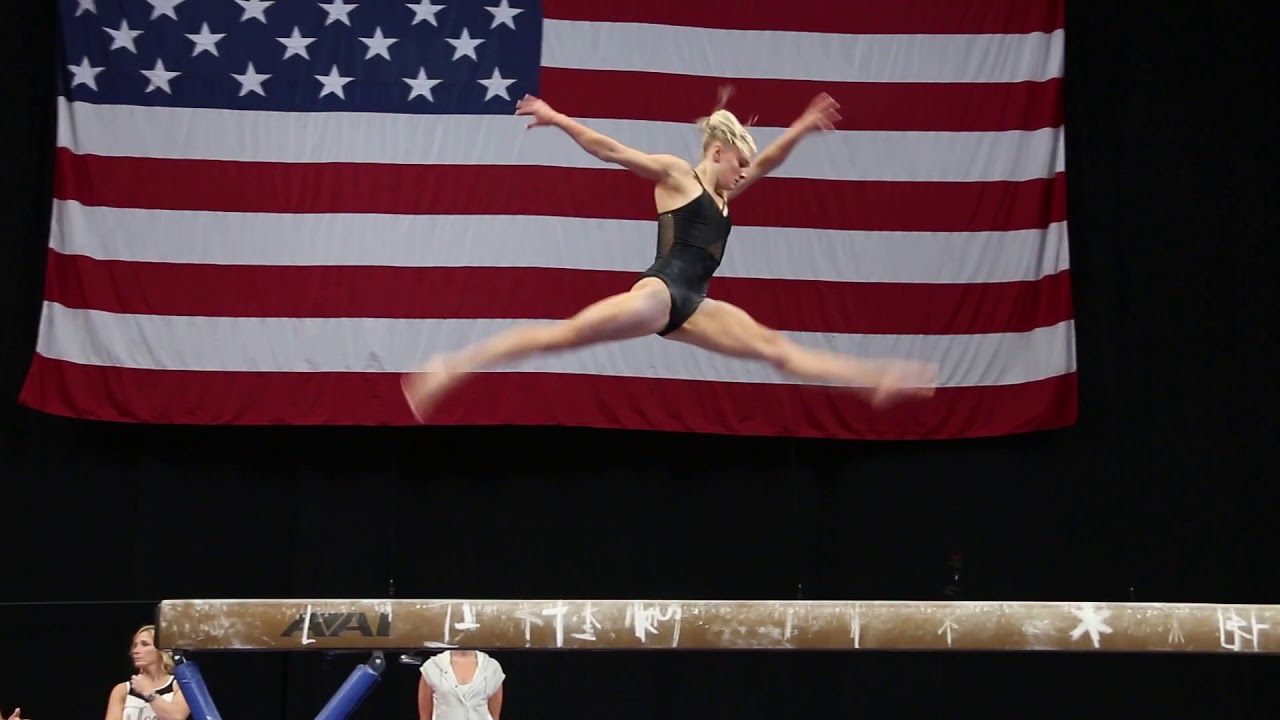 Riley McCusker - Beam - 2018 US Championships Podium Training