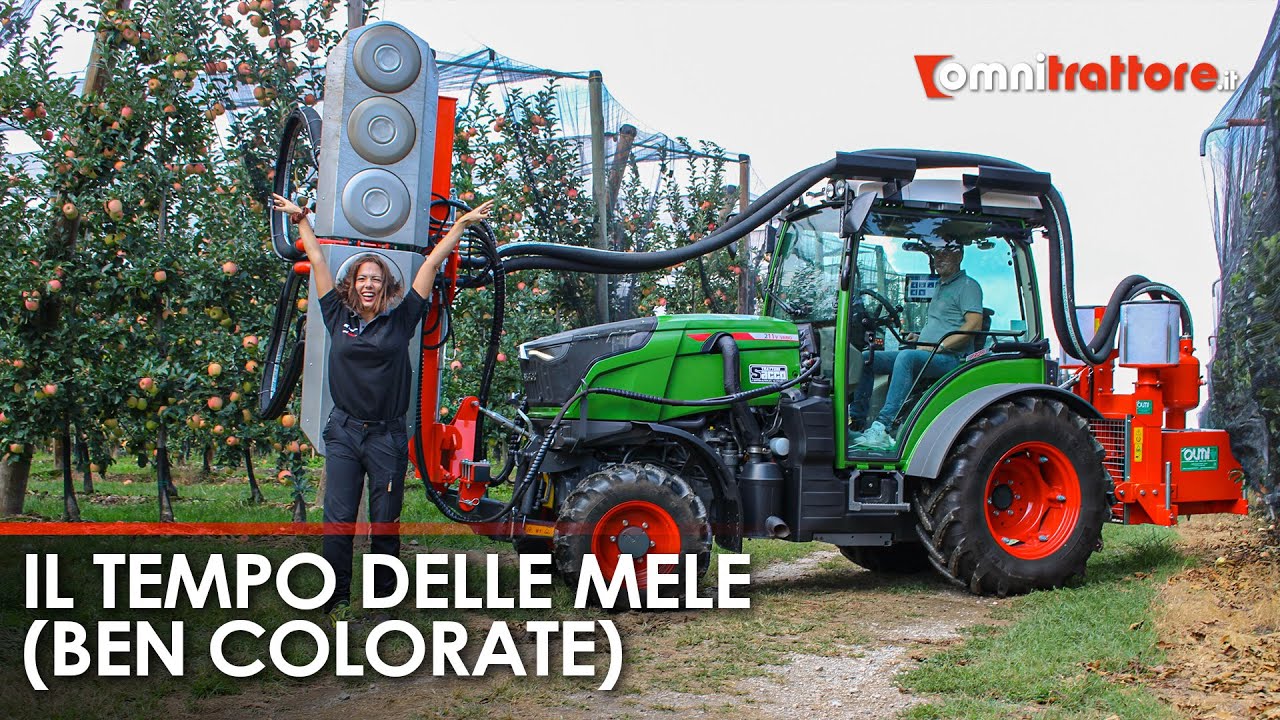 Olmi 566F Butterfly e Giulia Tonello: il test della defogliatrice per mele
