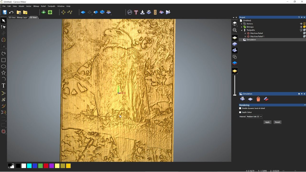 Create A 3D Relief from any Picture For CNC Machining With Free Software