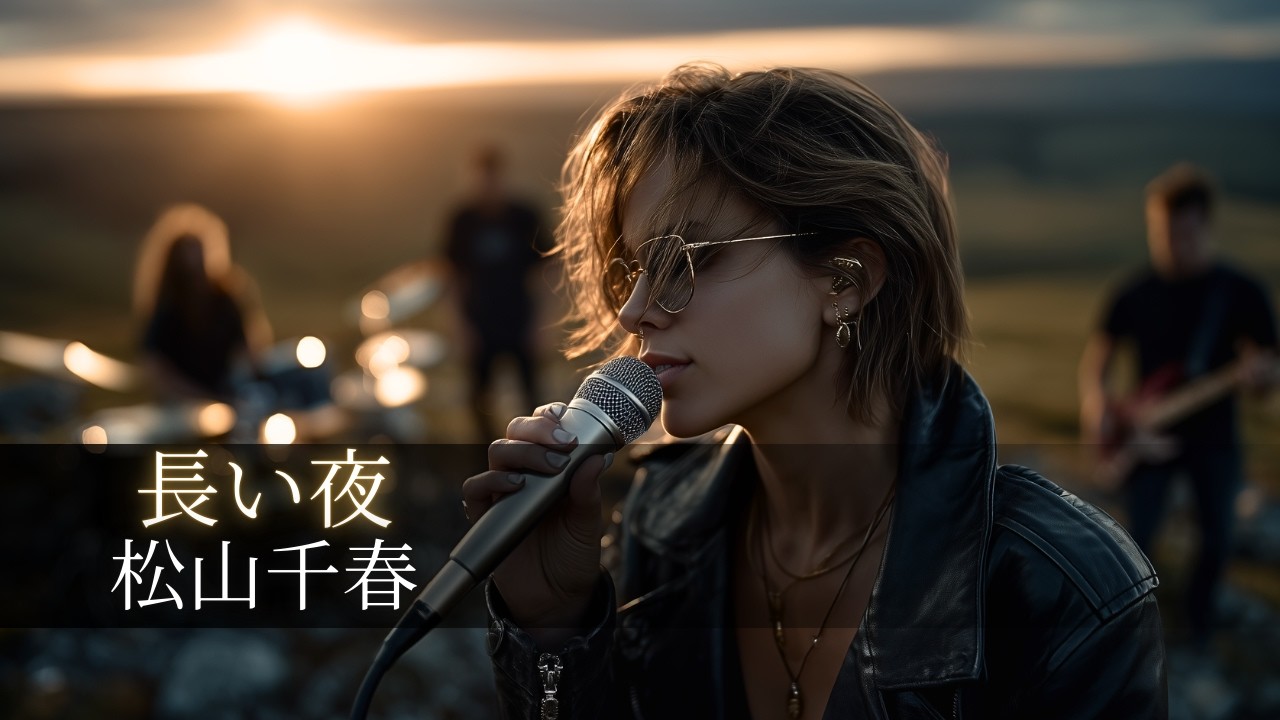 【AI cover】長い夜/松山千春｜海外女性シンガーが熱唱｜ハードロック・アレンジ