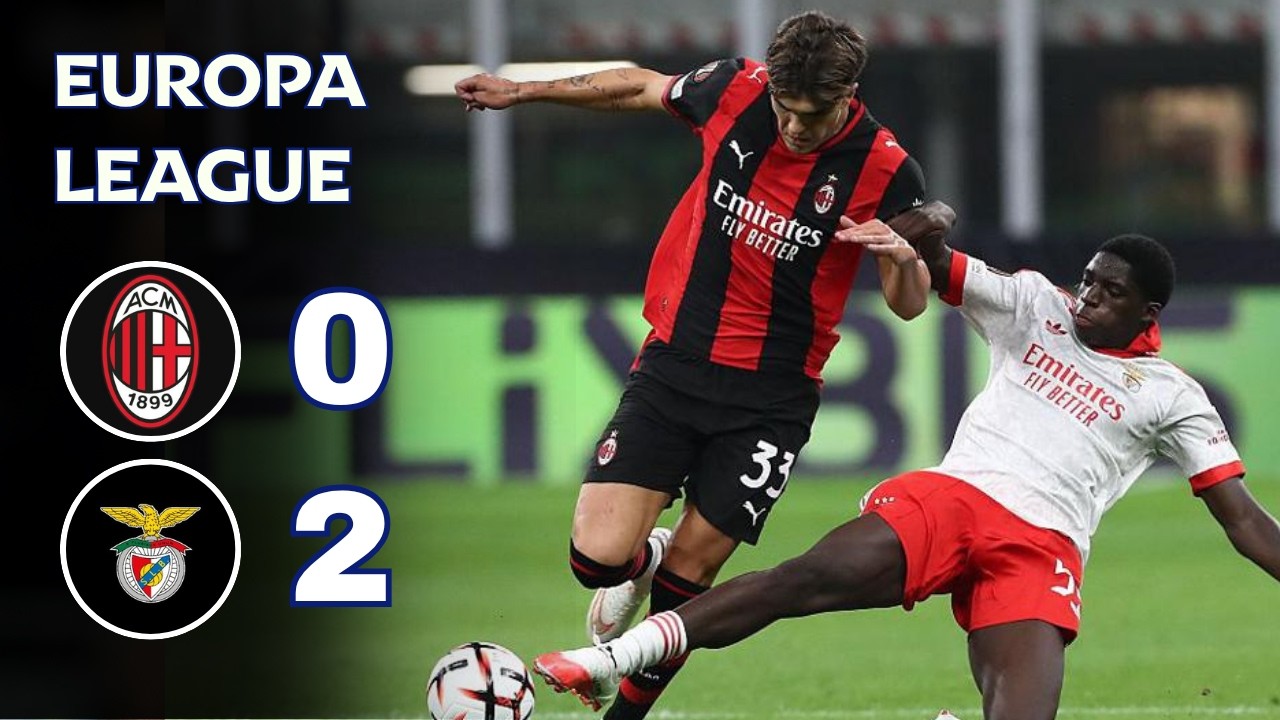 AC Milan &mdash; Benfica | 0:2 | Обзор матча | Лига Европы 2026/27 | ac milan benfica