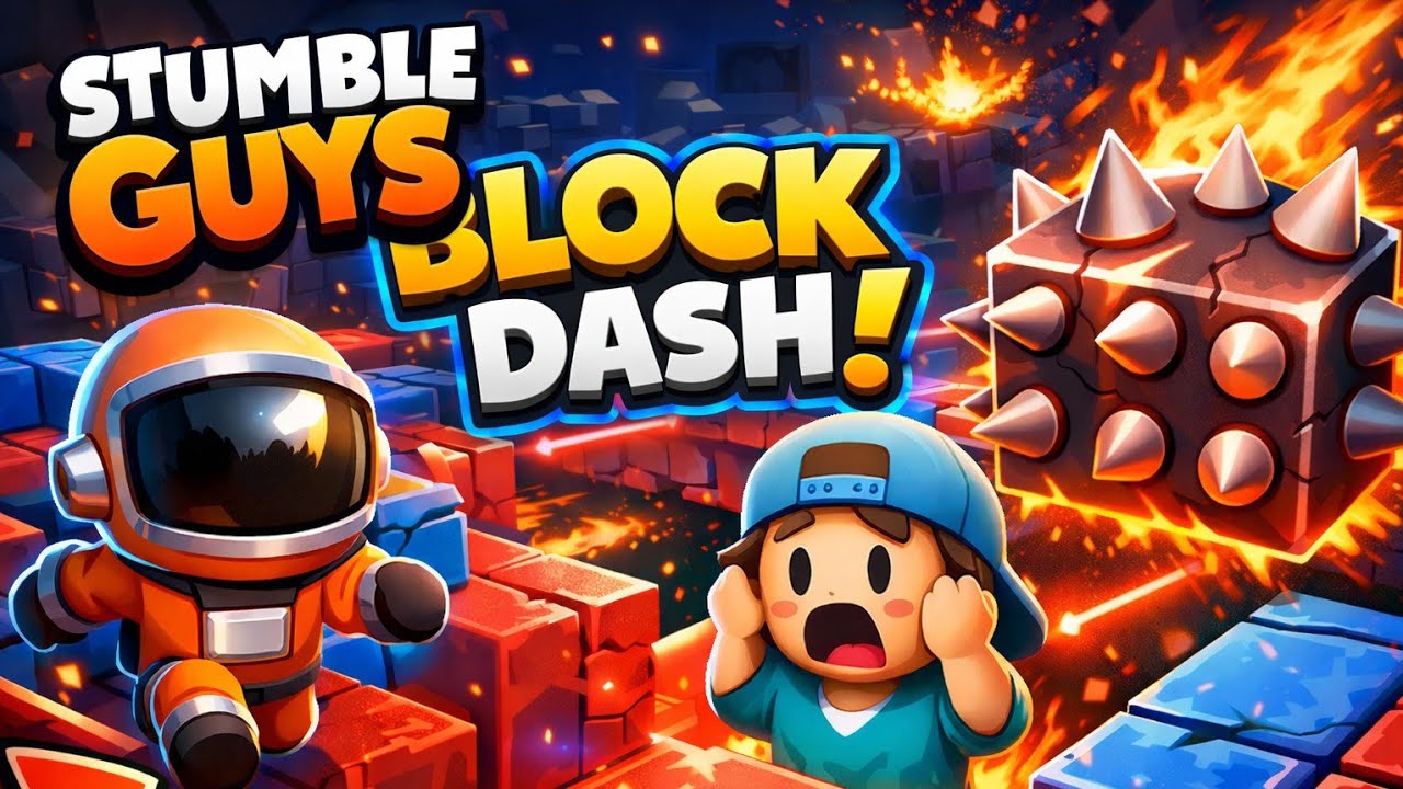 GAMEPLAY ZERANDO O BLOCK DASH #stumbleguys #games #stumbleguysbr #gameplay