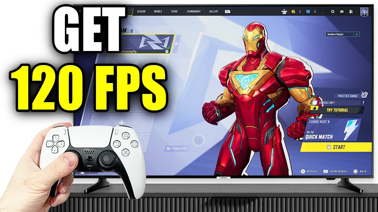 How To Get 120 FPS In Marvel Rivals On PS5 - Easy Guide