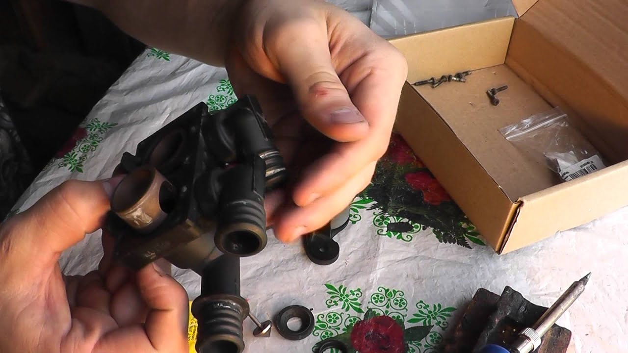 Ремонт и сборка клапанов печки bmw e34