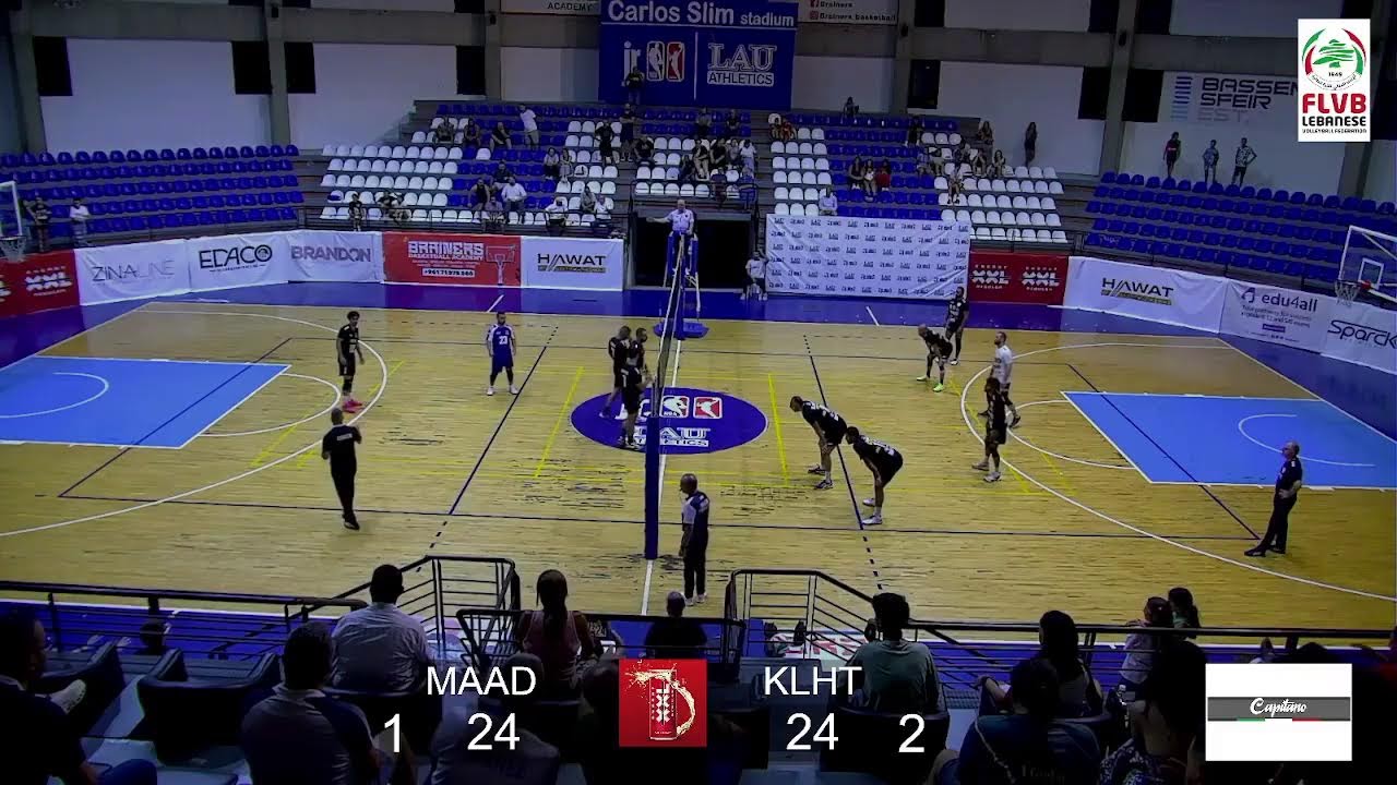 MAAD vs KELHAT XXL ENERGY LEBANESE VOLLEYBALL CHAMPIONSHIP D3 Semi Final Game 1