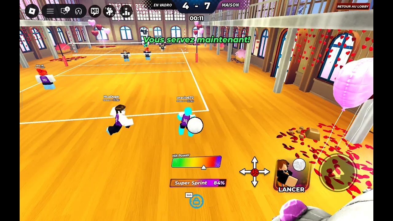 Je lance la Balle 