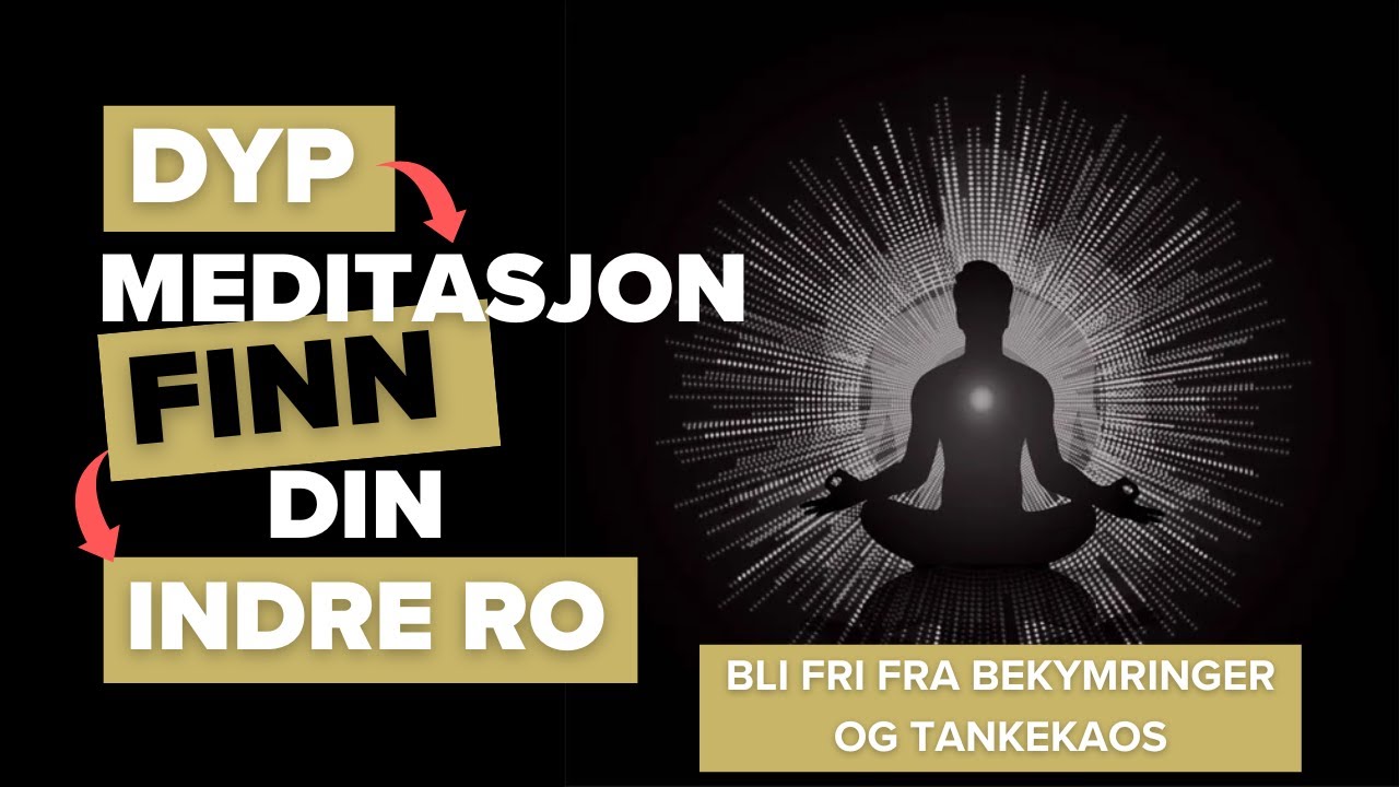 Meditasjon for innsovning - Dyp og fredfull søvn, bli fri fra bekymringer og tankekaos.