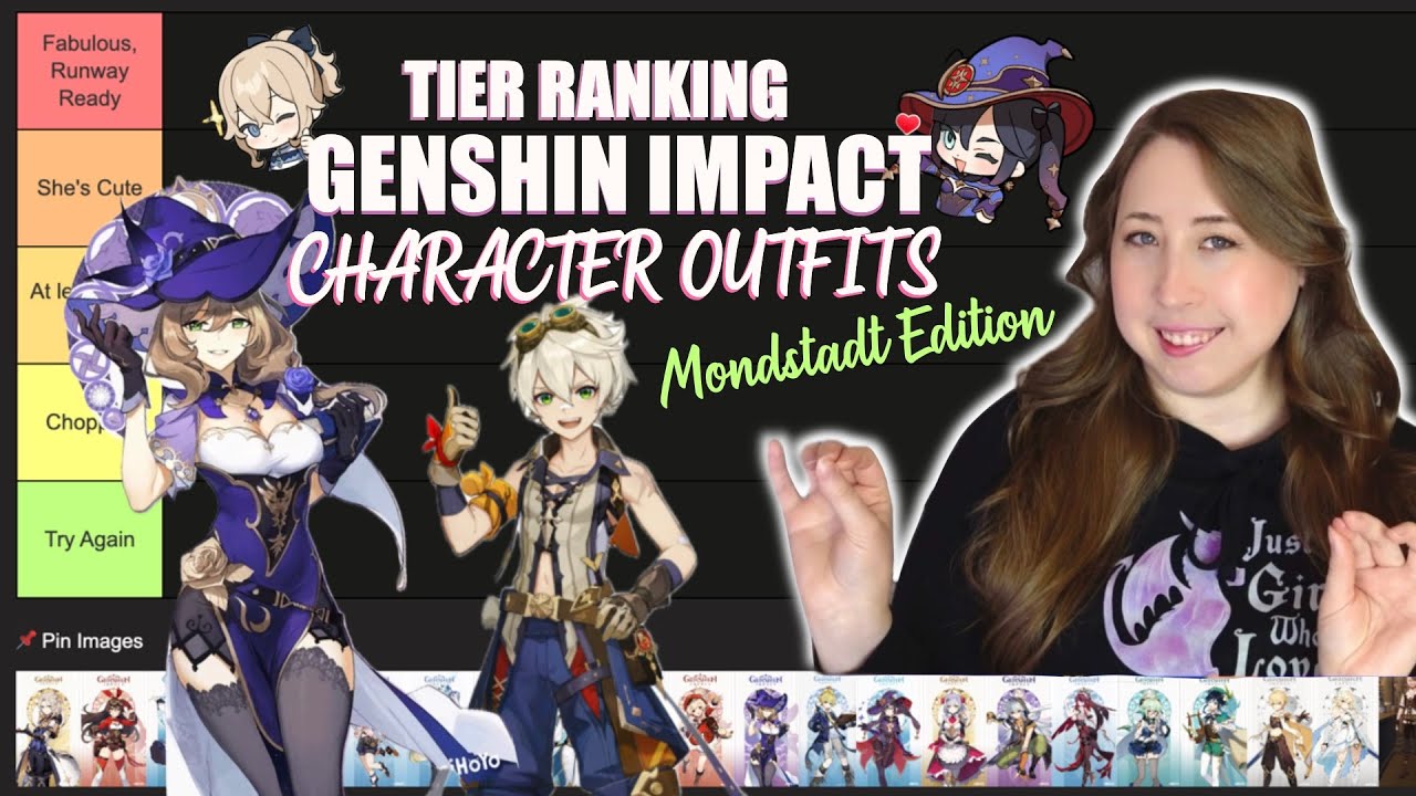 Tier Ranking Genshin Impact Characters by their Outfits | Mondstadt Edition
