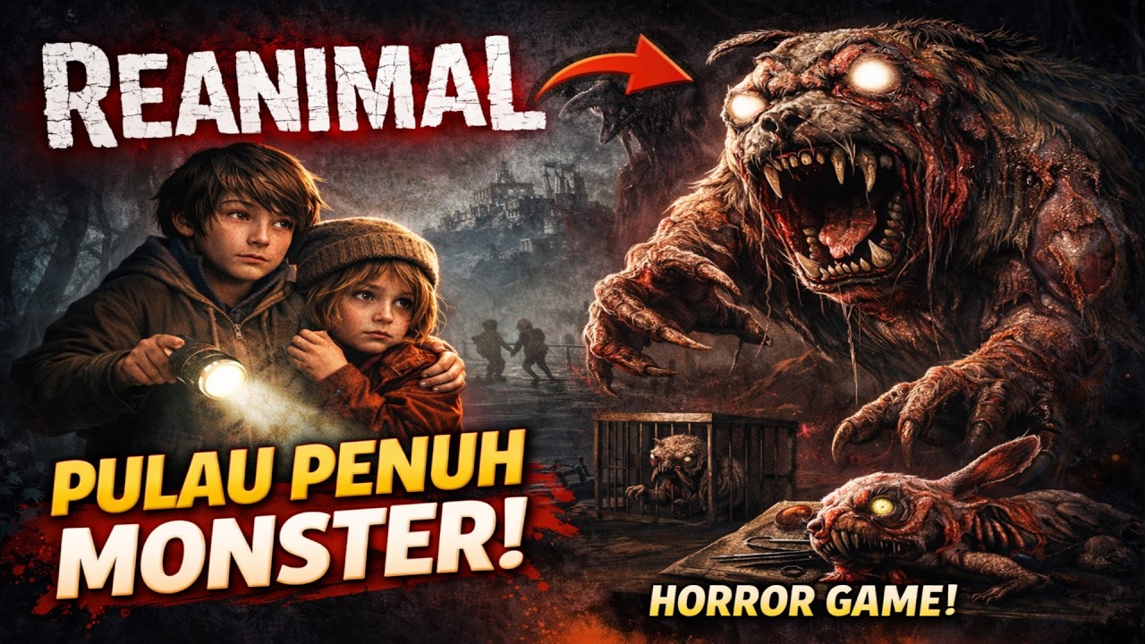 dua saudara yang mencoba kabur dari pulau penuh monster | REANIMAL (demo)