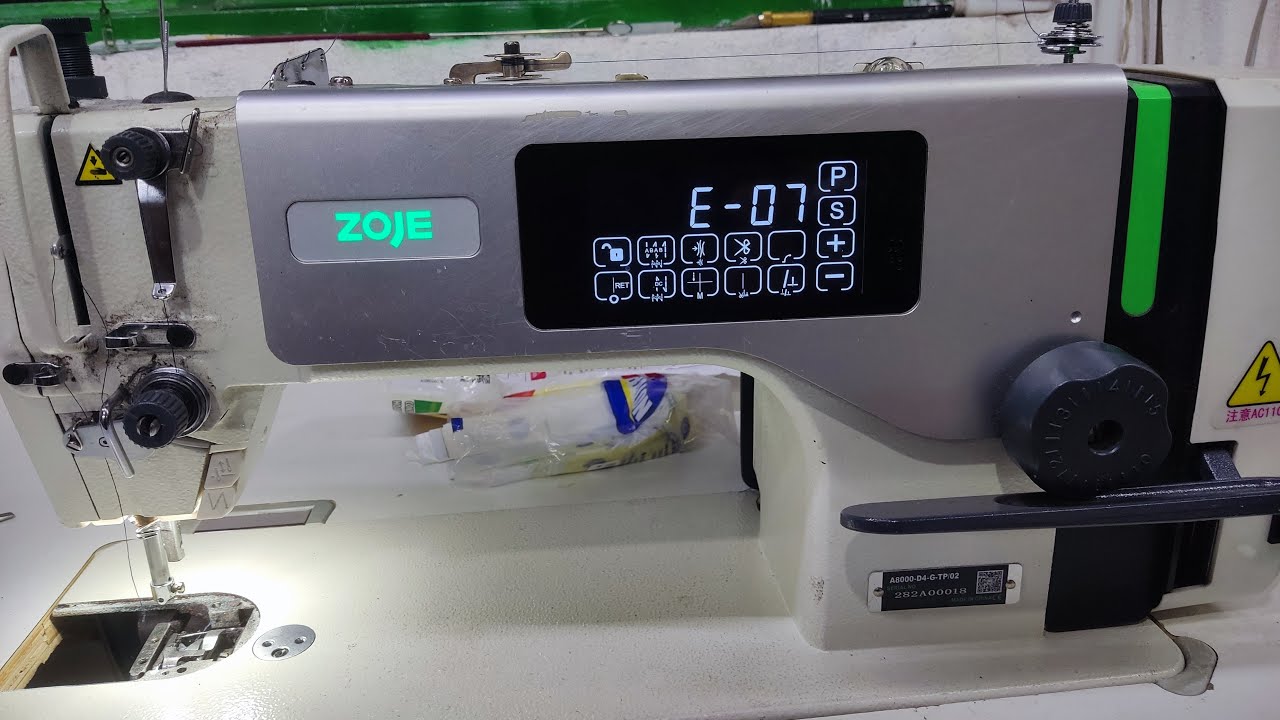 ERROR 07 MÁQUINA DE COSER  Zoje / SOLUCIÓN - Cangrejo Fuera de Tiempo