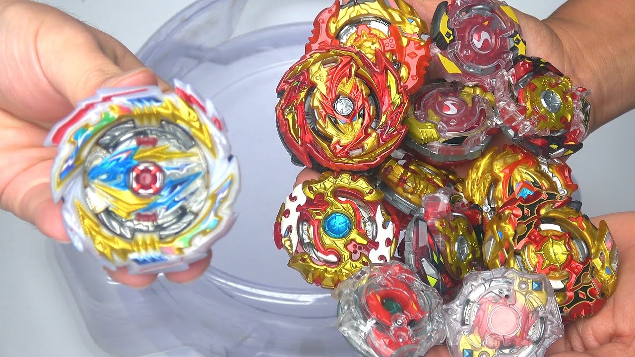 TEMPEST DRAGON vs ALL SPRIGGAN SPRYZEN BEYS DRUM vs SHU Beyblade Burst Super King ベイブレードバーストスーパーキング