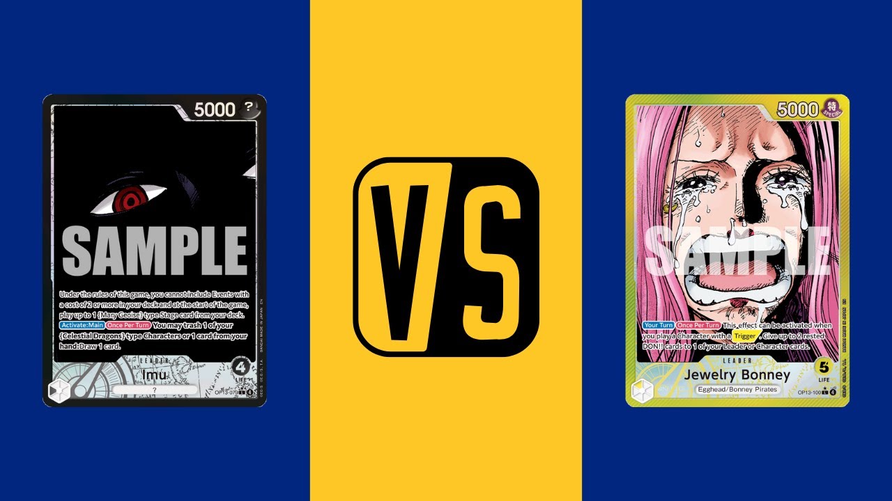 Imu VS Bonney | One Piece Card Game OP13 Barbados Locals | 11 Jan 2025