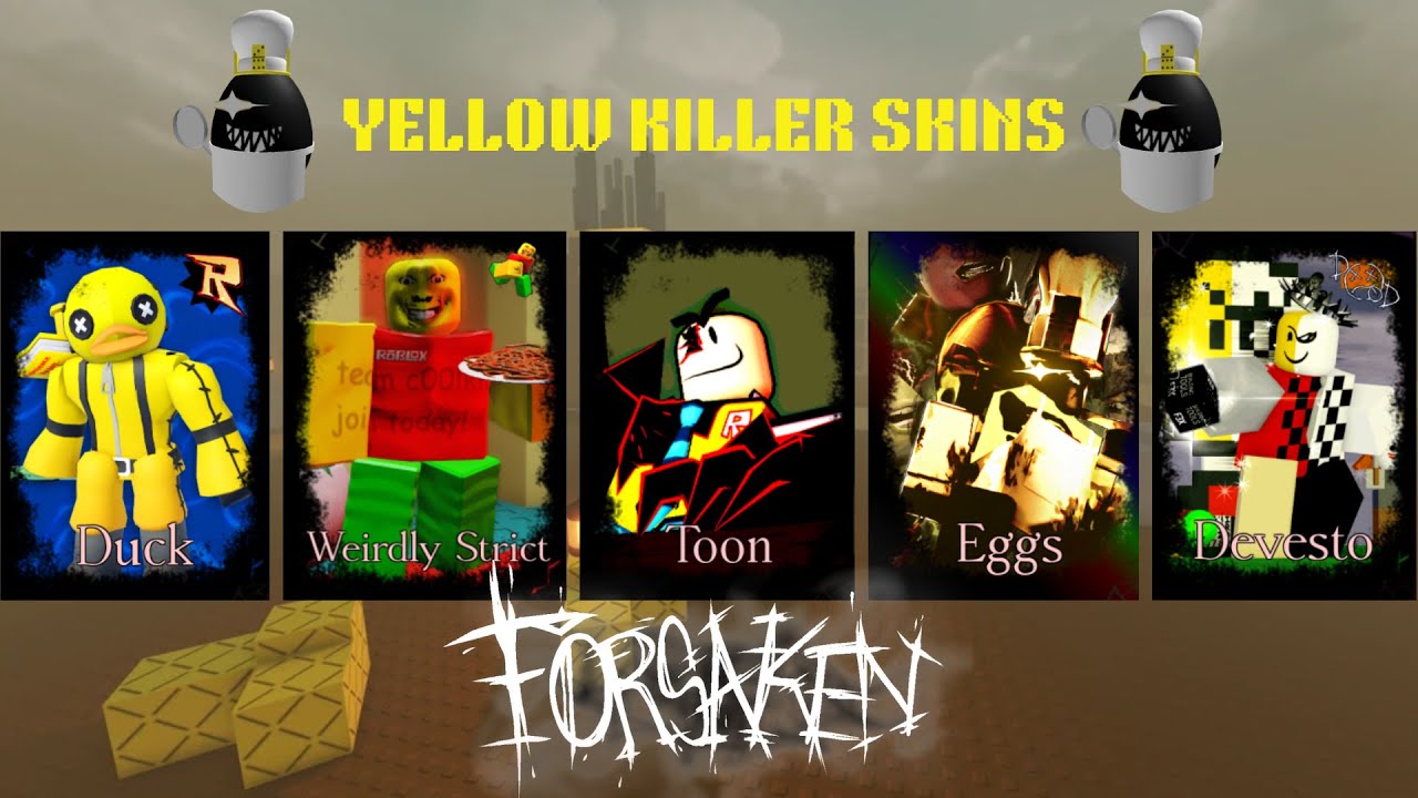 Server Wiping With YELLOW KILLER SKINS (Forsaken)