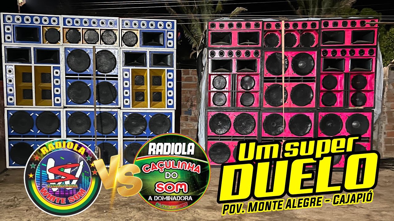 UM SUPER DUELO RADIOLA WHITE SOM VS CAÇULINHA DO SOM ❤️x💙