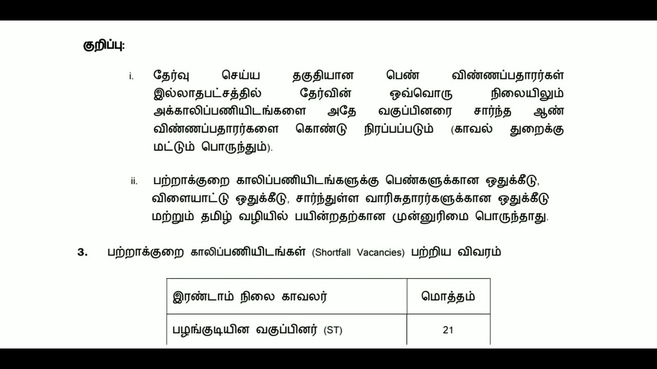 #TNUSRB PC EXAM|2025 Results Important update 🛑 3644 காலிபணியிடங்கள் தகவல்கள்