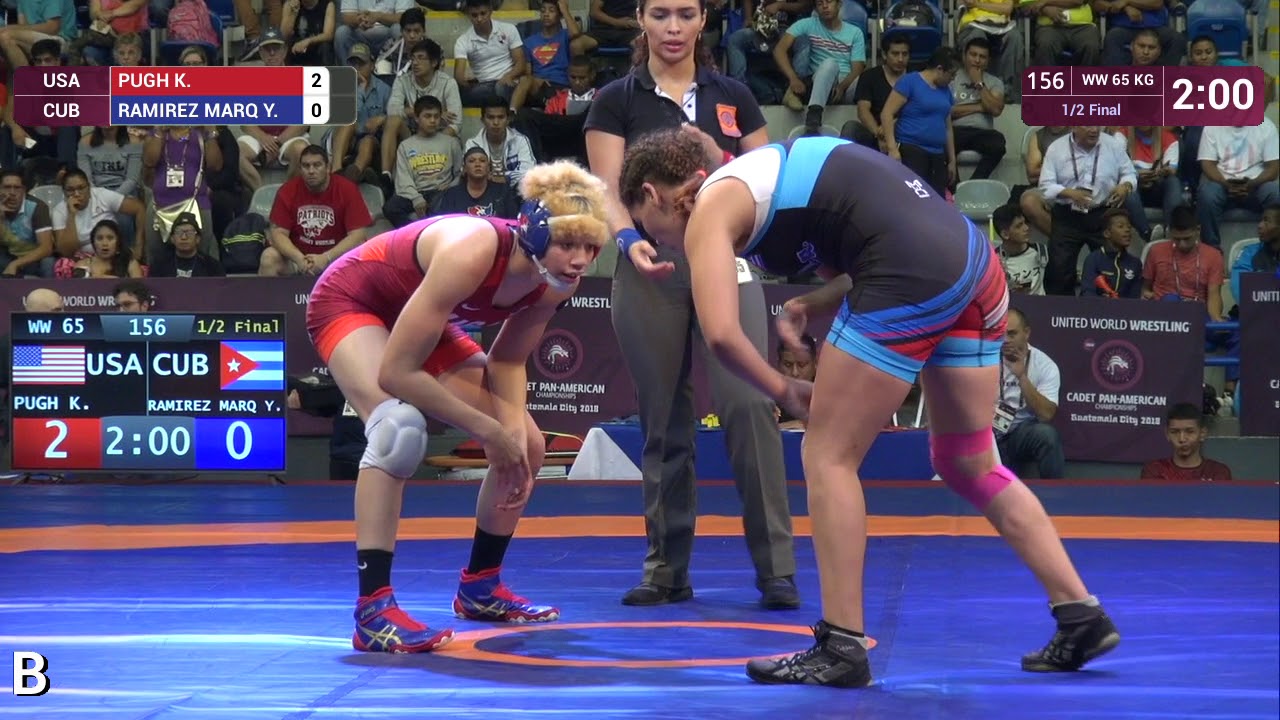 1/2 WW - 65 kg: K. PUGH (USA) v. Y. RAMIREZ MARQ (CUB)