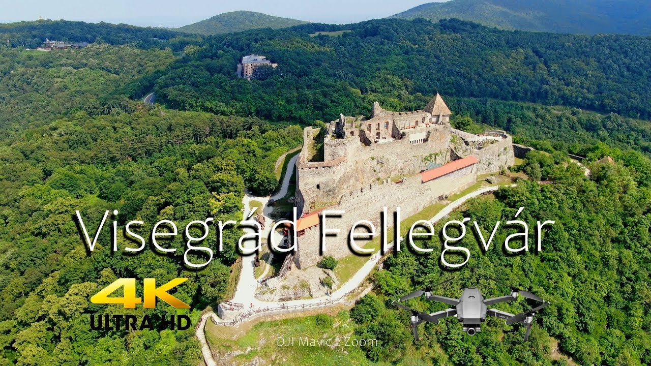 Dunakanyar - Visegrádi Fellegvár - 2019 Június  -  DJI Mavic 2 Zoom 4K