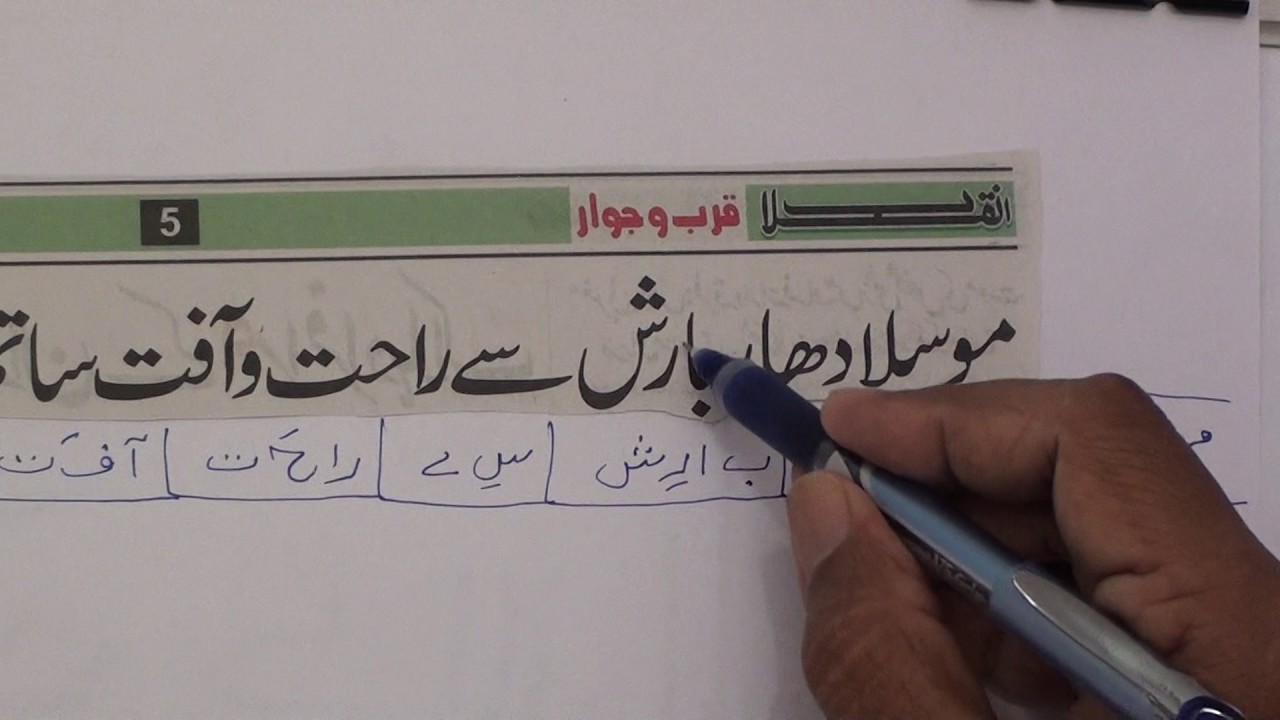 Learn Urdu through Hindi lesson.35 (2020) / उर्दू सीखें पाठ.३५  (२०२०)