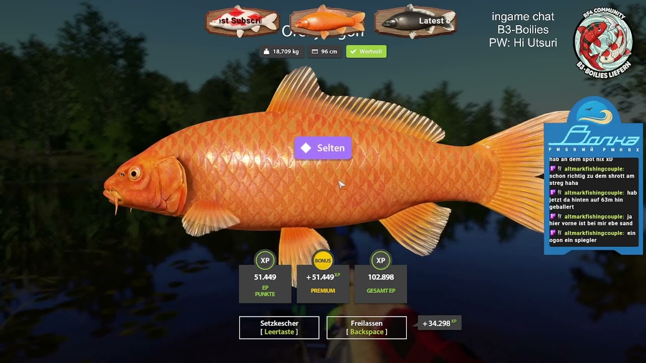 Russian Fishing 4 / Orenji Ogon 18Kg+ / Kupfersee / 10.02.2026