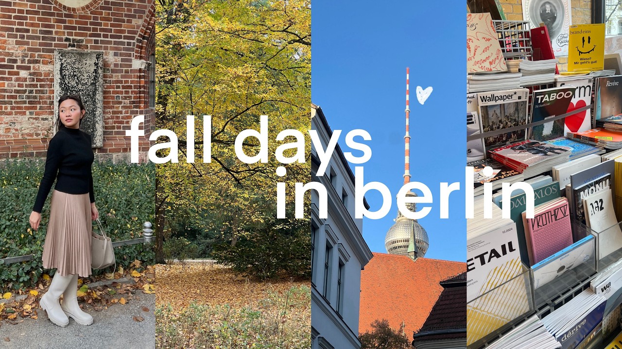 fall days in berlin🍂| student dorm tour, brunch cafes, museum, work visa appointment