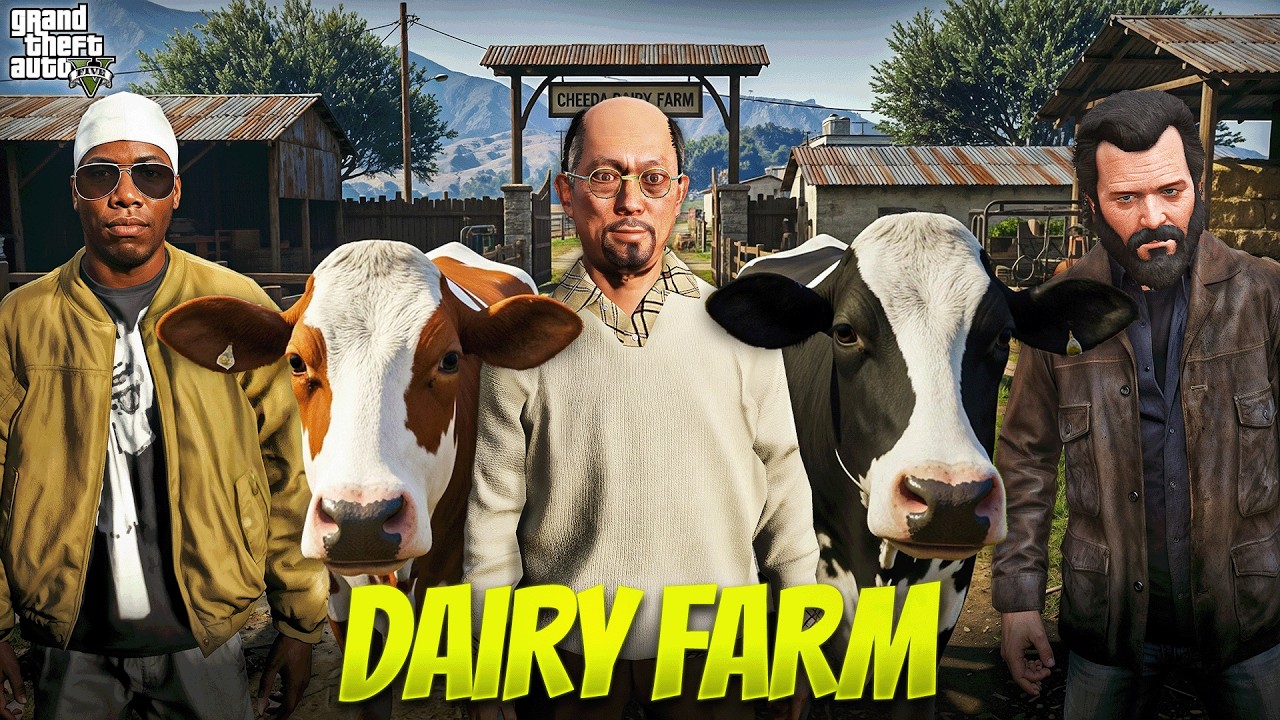 HUM NY NEW DAIRY FARM LE LIYA! | GTA 5 PAKISTANI MODS