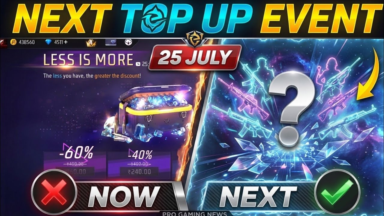 Next TopUp Event 100% Confirm | Free Fire Next Topup Event | Next Top Up Event Kaun Sa Aayega FF